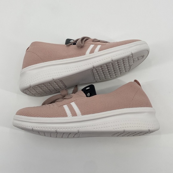 Pattrily Pink & White Stripe Boat Shoe Sneaker Size 38 - Picture 7 of 10